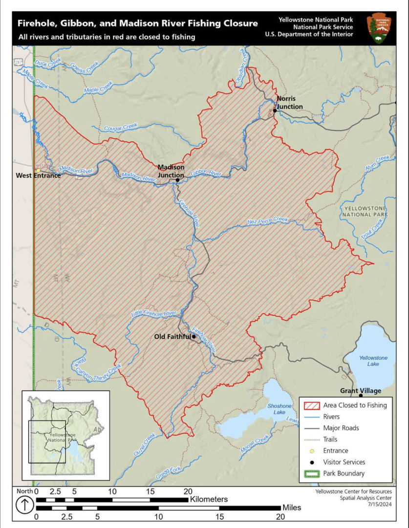Yellowstone National Park Fishing Report